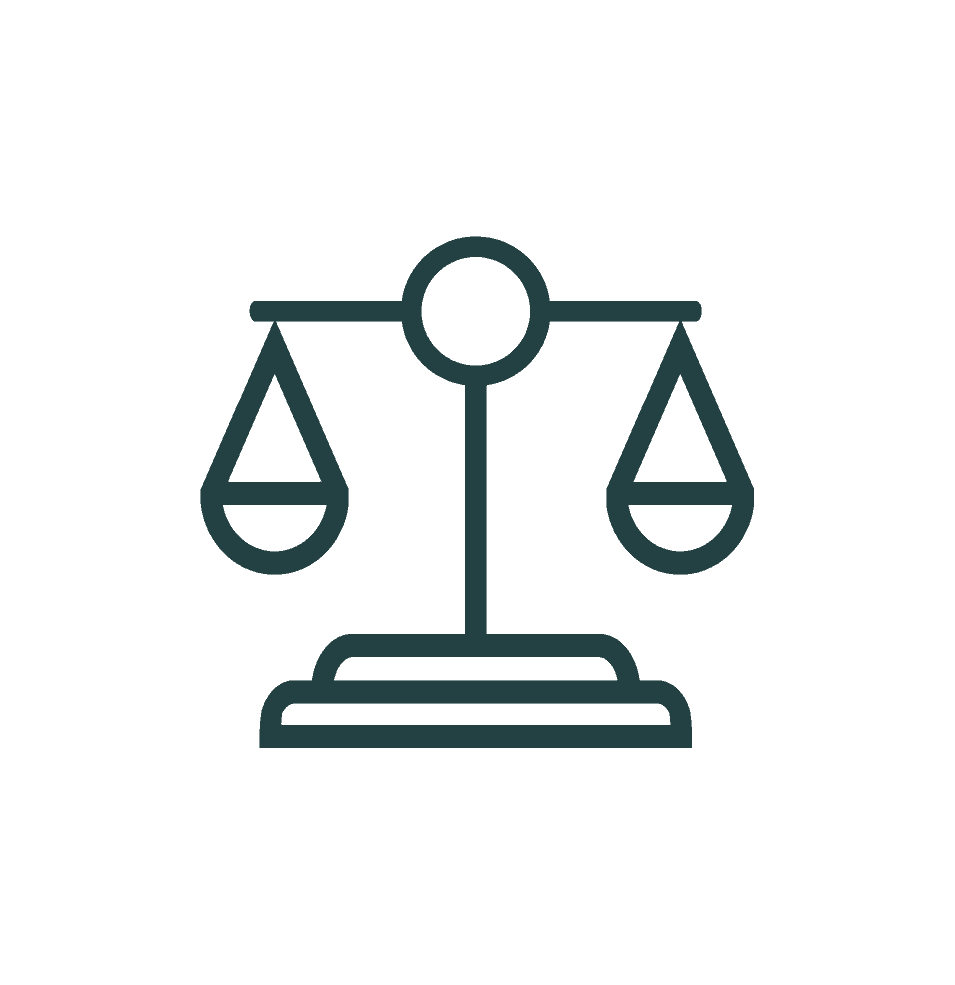 Balanced scales icon