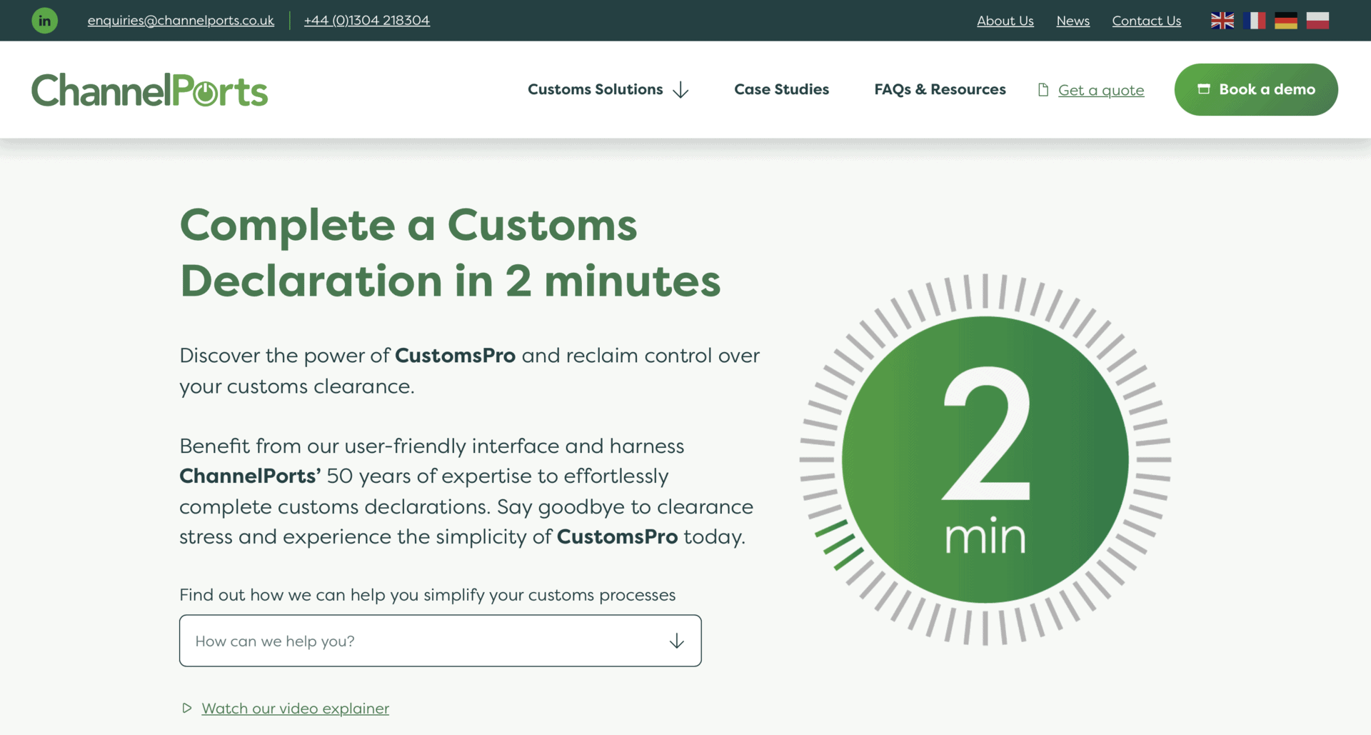 Simplifying the Custom Clearance Process with CustomsPro